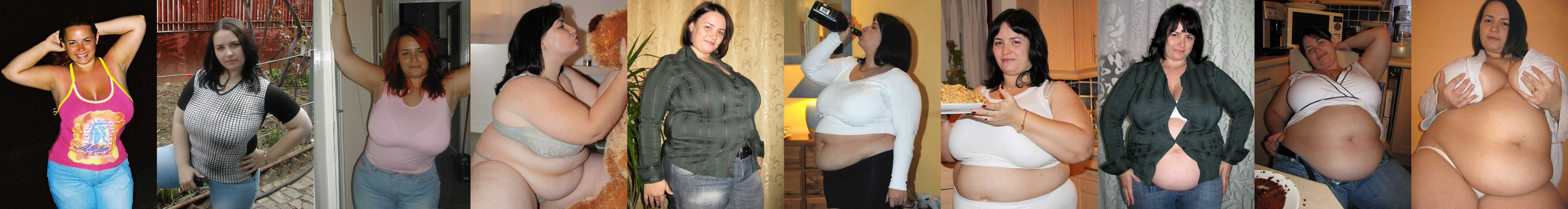 фиди до и после набора веса девушки в одинаковой одежде