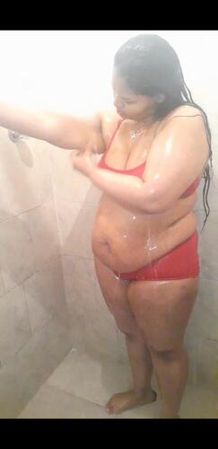 Belly Play In The Shower Video Clips Curvy Bbw Curvage