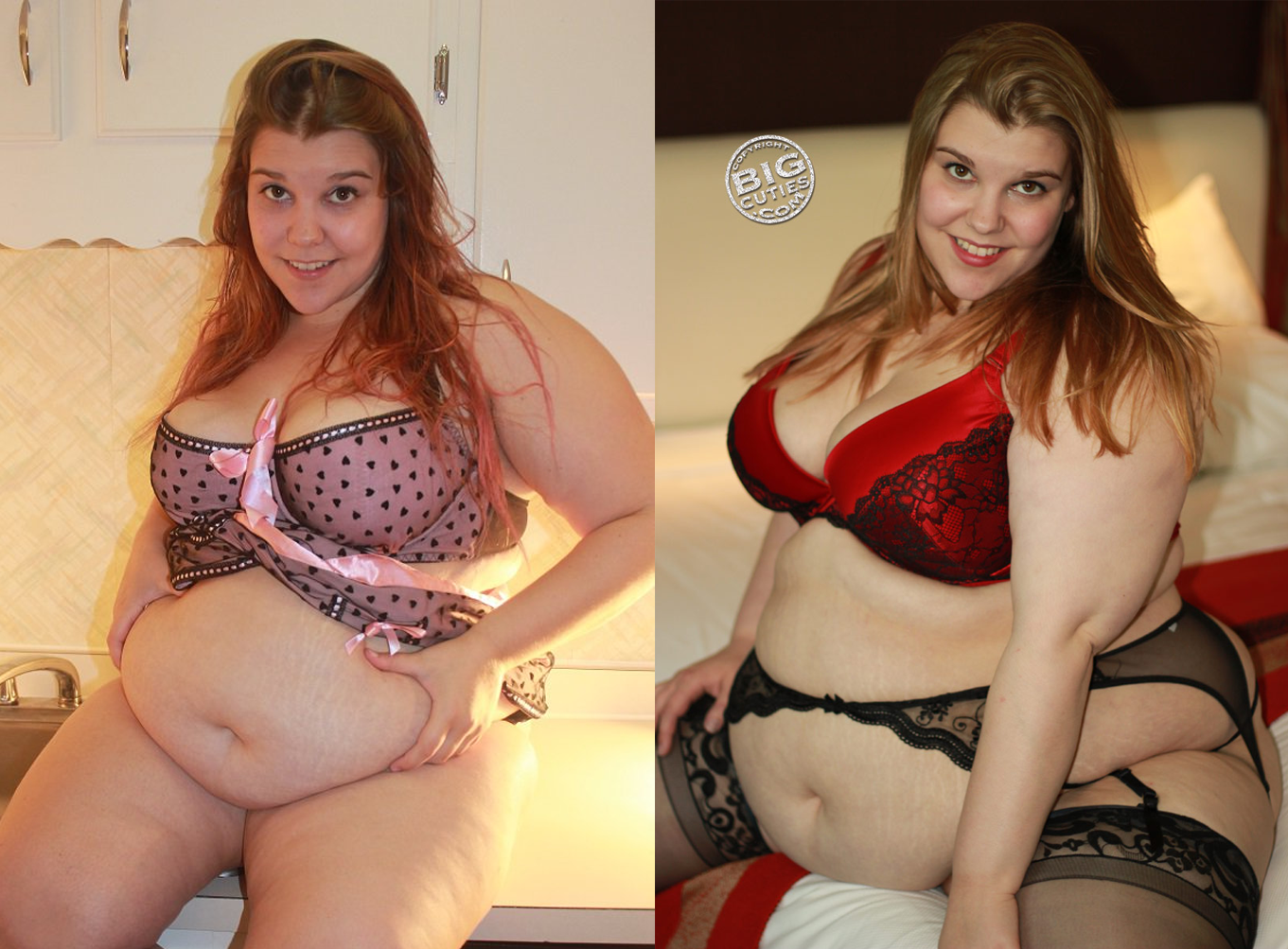 Толстая девушка фото до и после набора веса