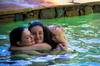 Milana Vayntrub in a Pool With Her Friends March 2015 Pic 1.jpg.