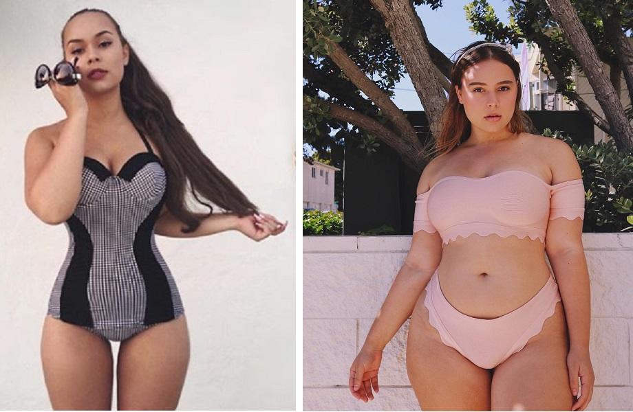Plus Size Models - Before & After