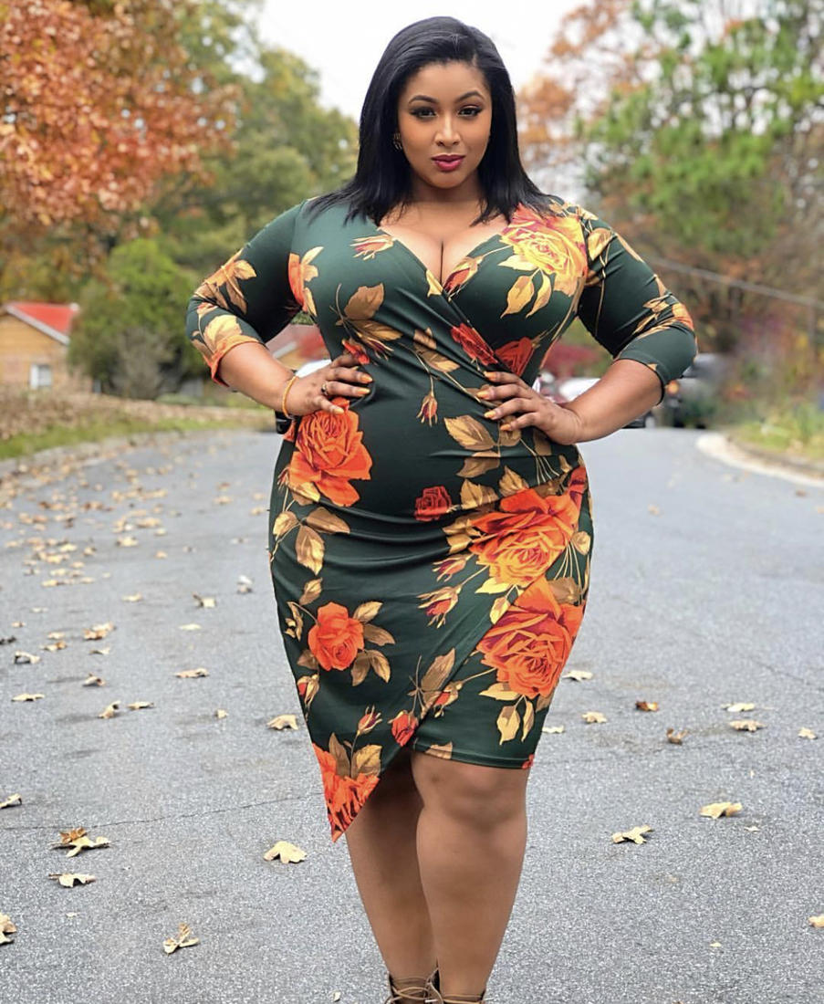 Nzinga Imani Noel Big Brown Beautiful Plus Size Models Curvage