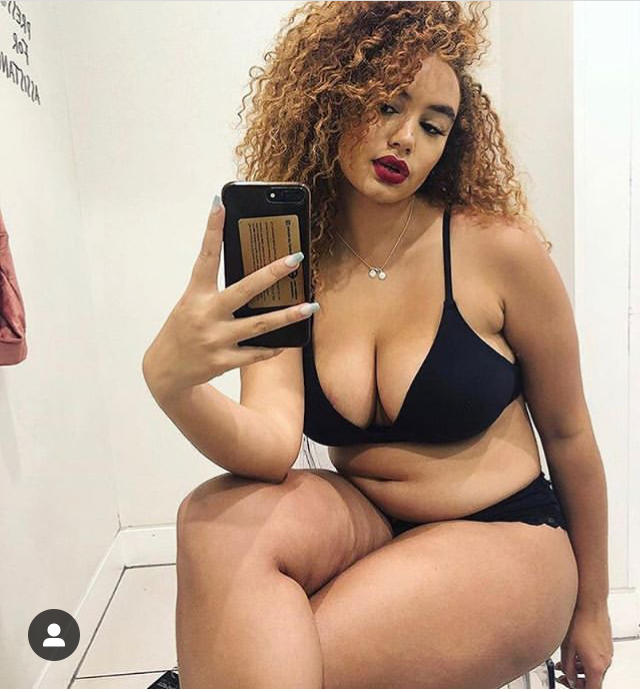 Sonny Turner is a plus size body positive model on Instagram. 