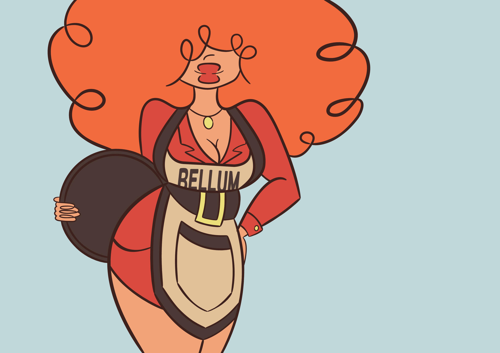 I did a miss Bellum illustration if anyone is interested.