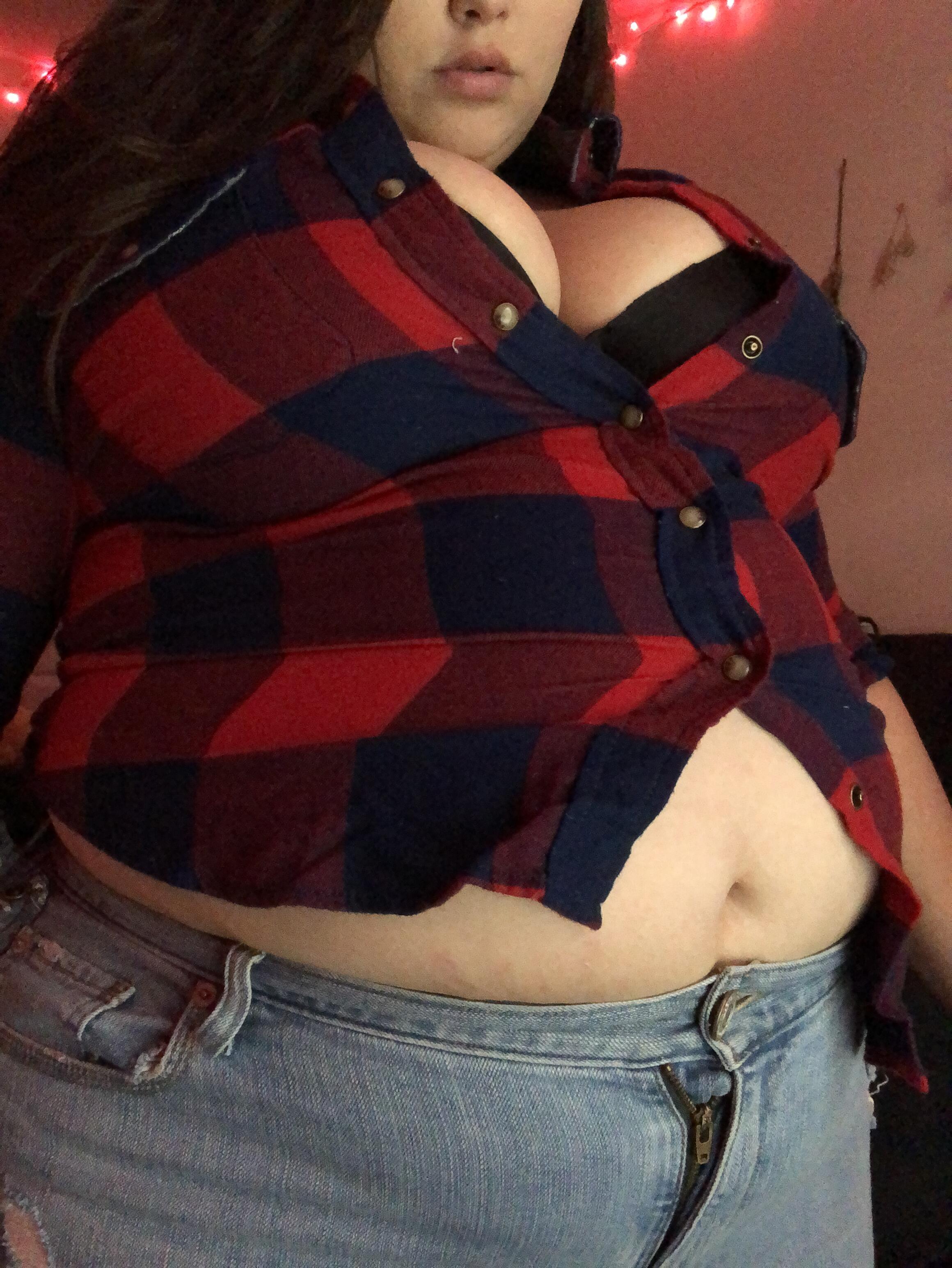 Chubby Girl Belly Stuffing