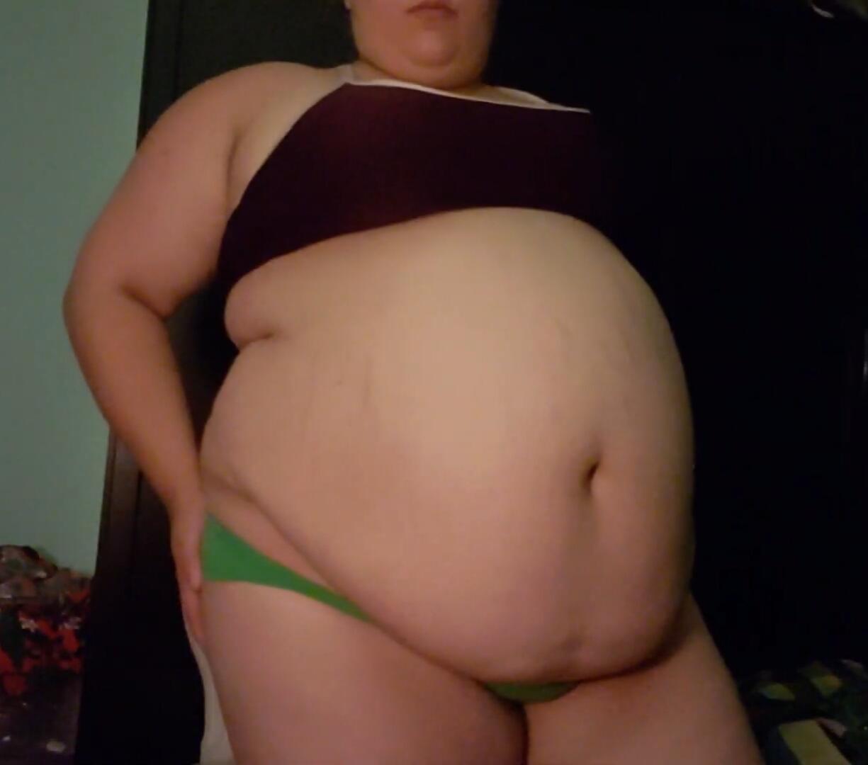 Fat Bbw Girl Belly Play