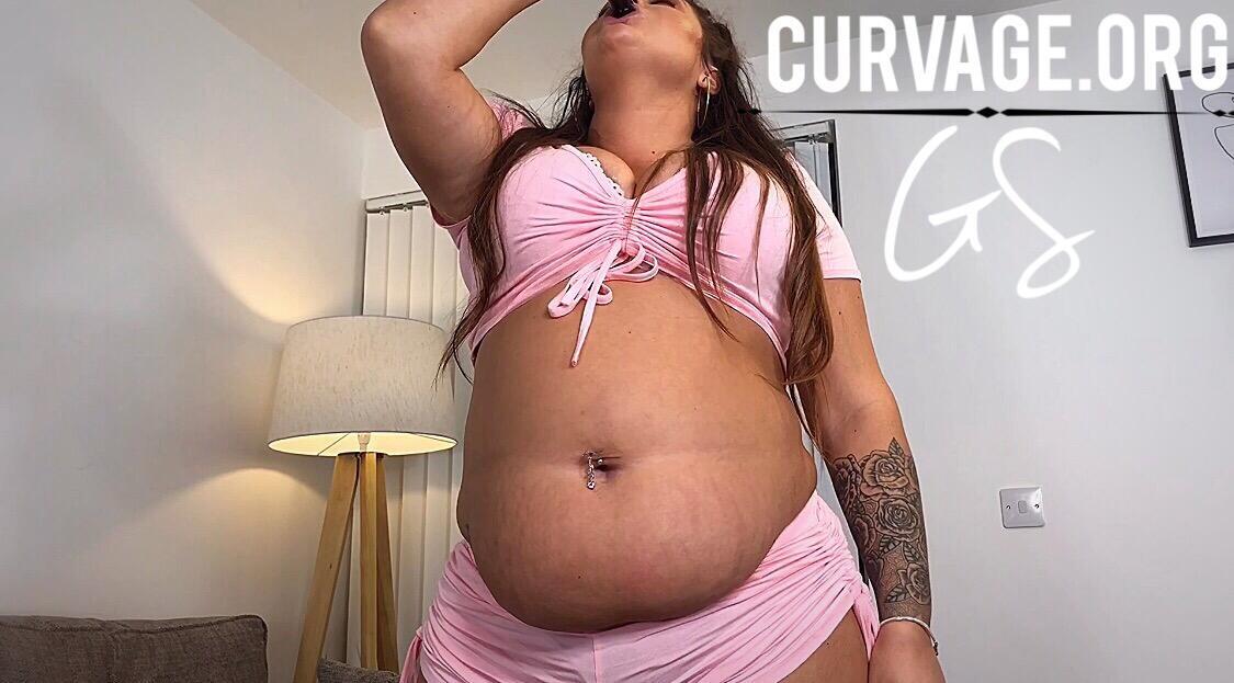 Belly videos. Чабби Белли. Goddess shar Curvage 2020 раскармливают. Чабби Белли герл стаффинг. Goddess shar fat belly.