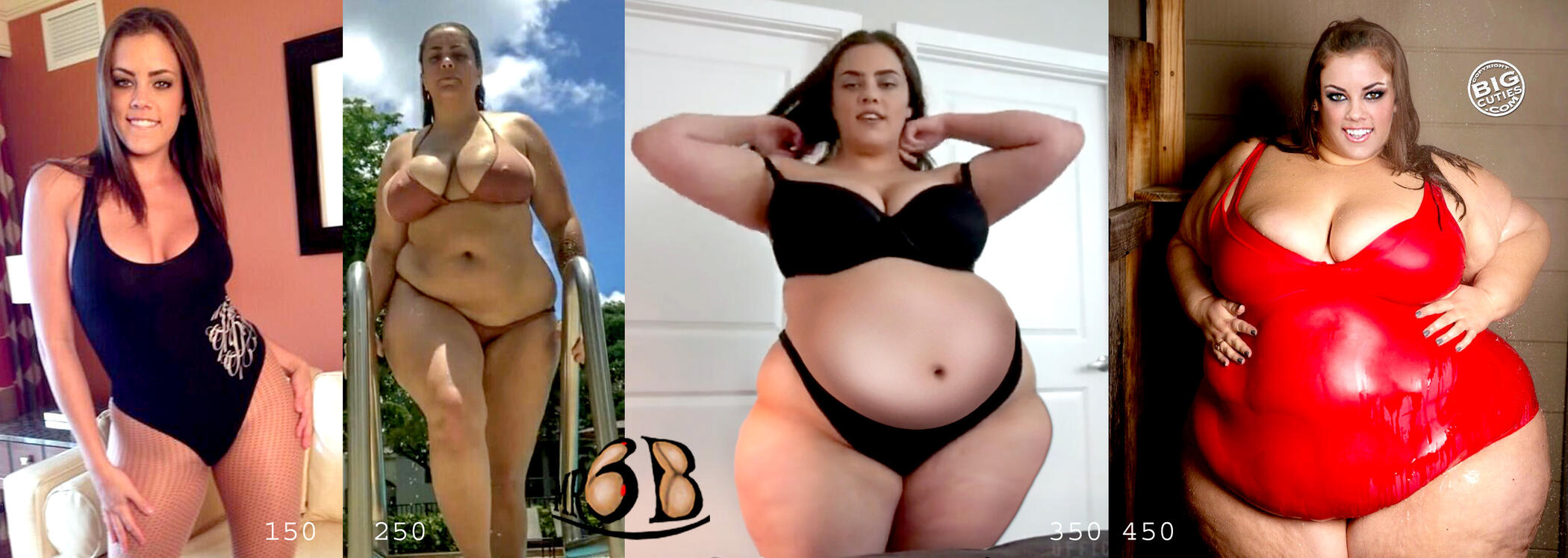 Porn weight gain Before &