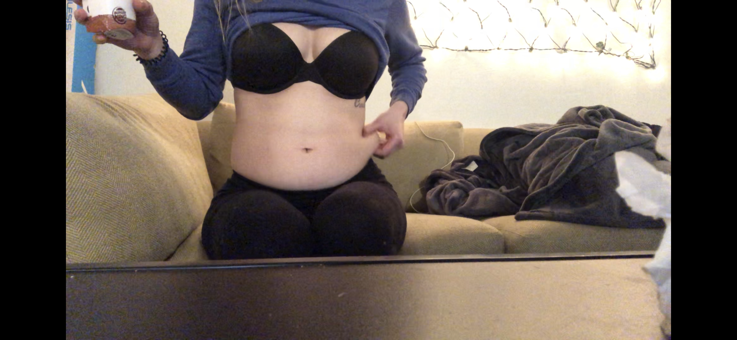 BK Super Binge 1st Attempt - Video Clips - Stuffing/Eating - Curvage