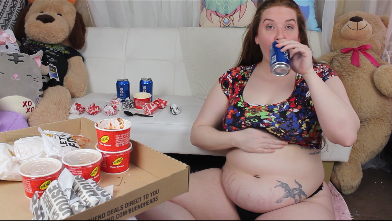 Massive Tex Mex Stuffing - Video Clips - Stuffing/Eating - Curvage