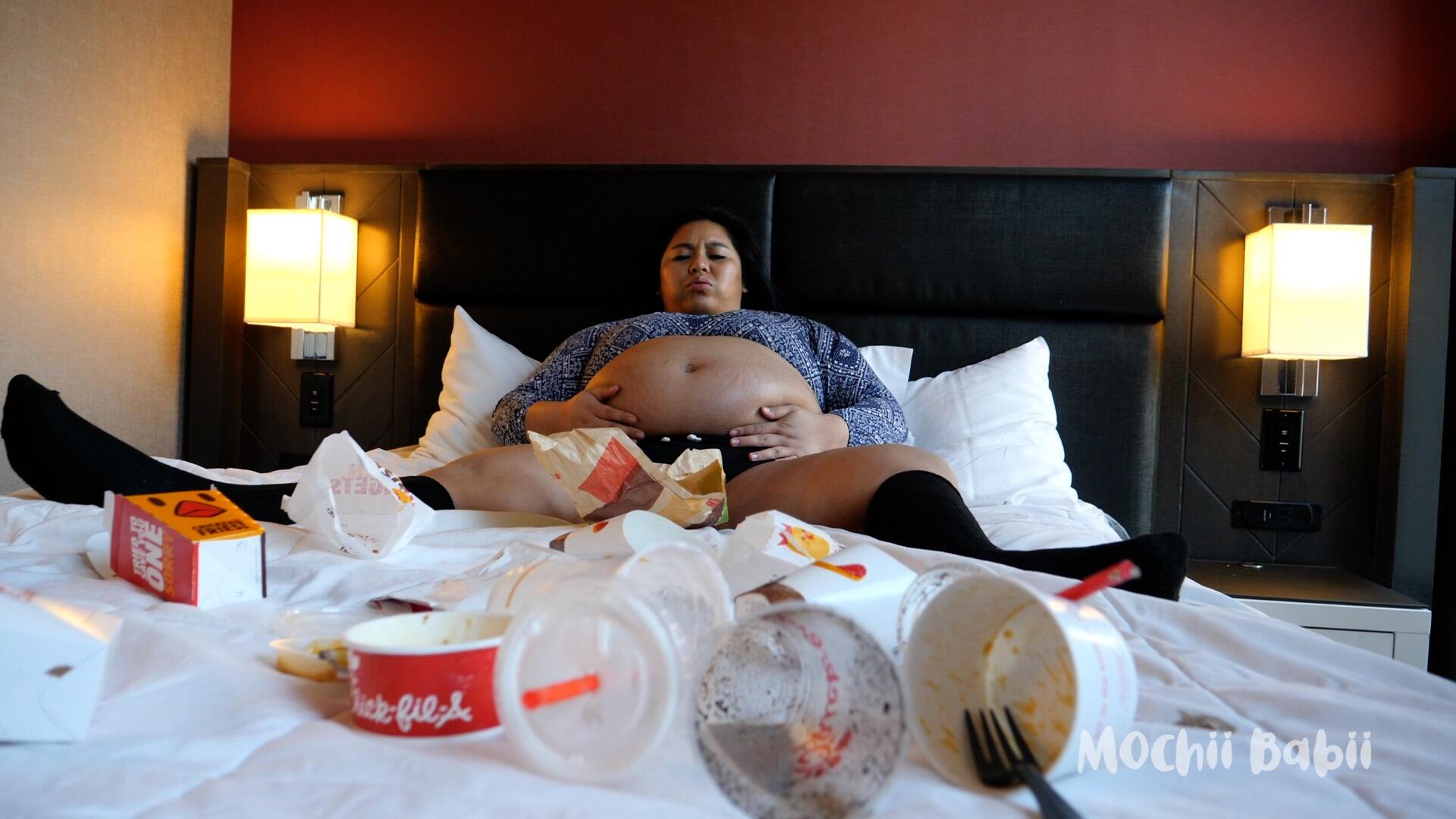 All Day Fast Food Binge: Part 1 - Video Clips - Stuffing/Eating - Curvage