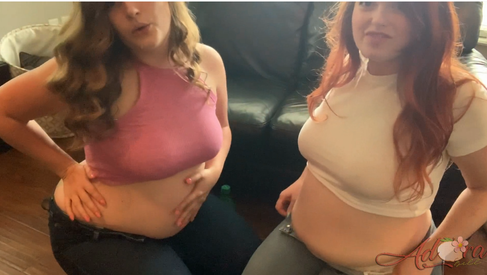 Bloated By Bananas & Sprite - Video Clips - Stuffing/Eating - Curvage