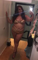 Public Changeroom BBW Bikini