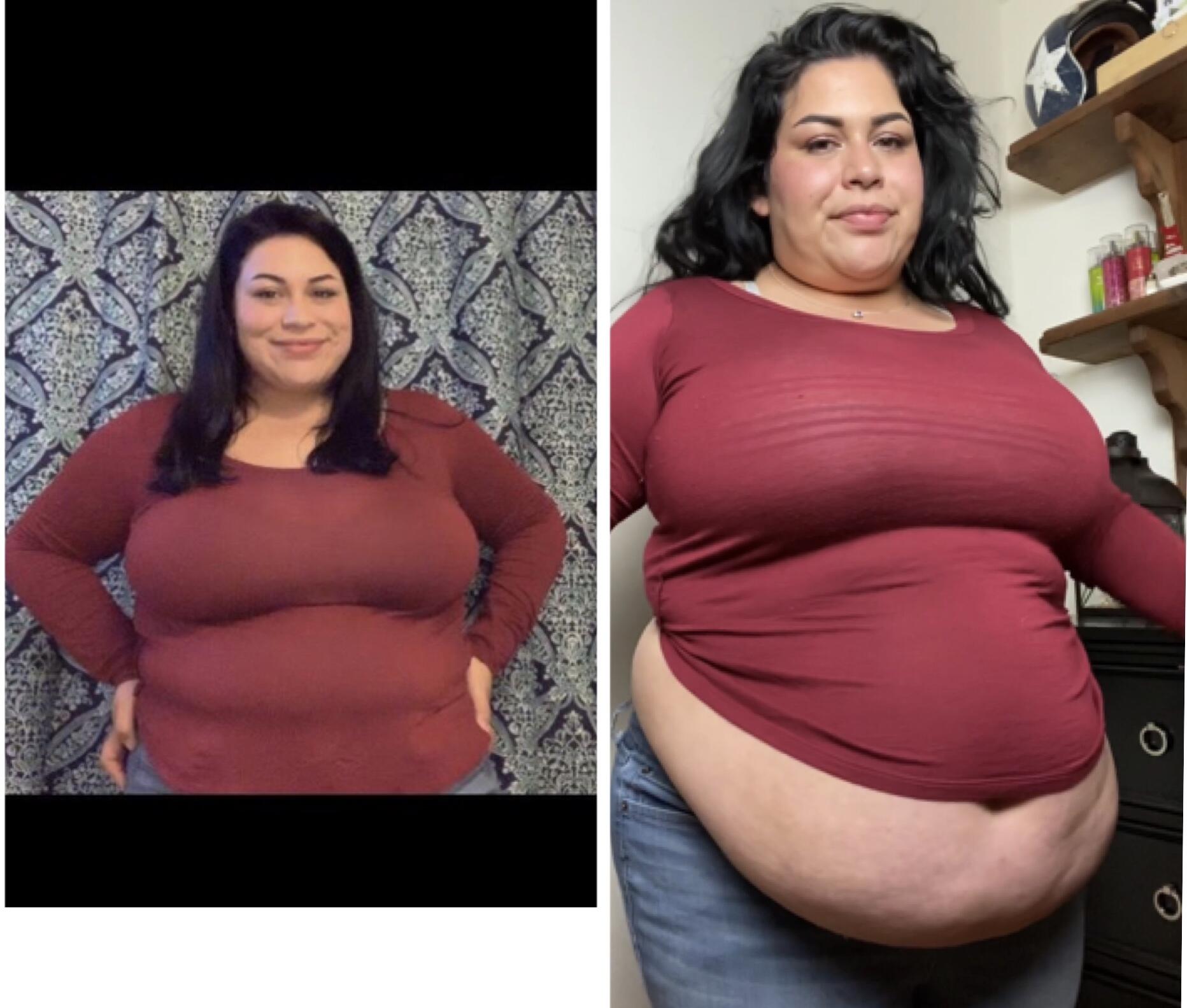 Video 1 Year Gain Weigh In Weight Gain Feeder Feedee Curvage