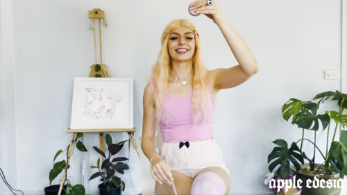 Bubbly Banana + Soda Bloat - Video Clips - Stuffing/Eating - Curvage