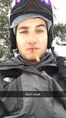 blunt break on the mountain