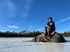 frozen lake