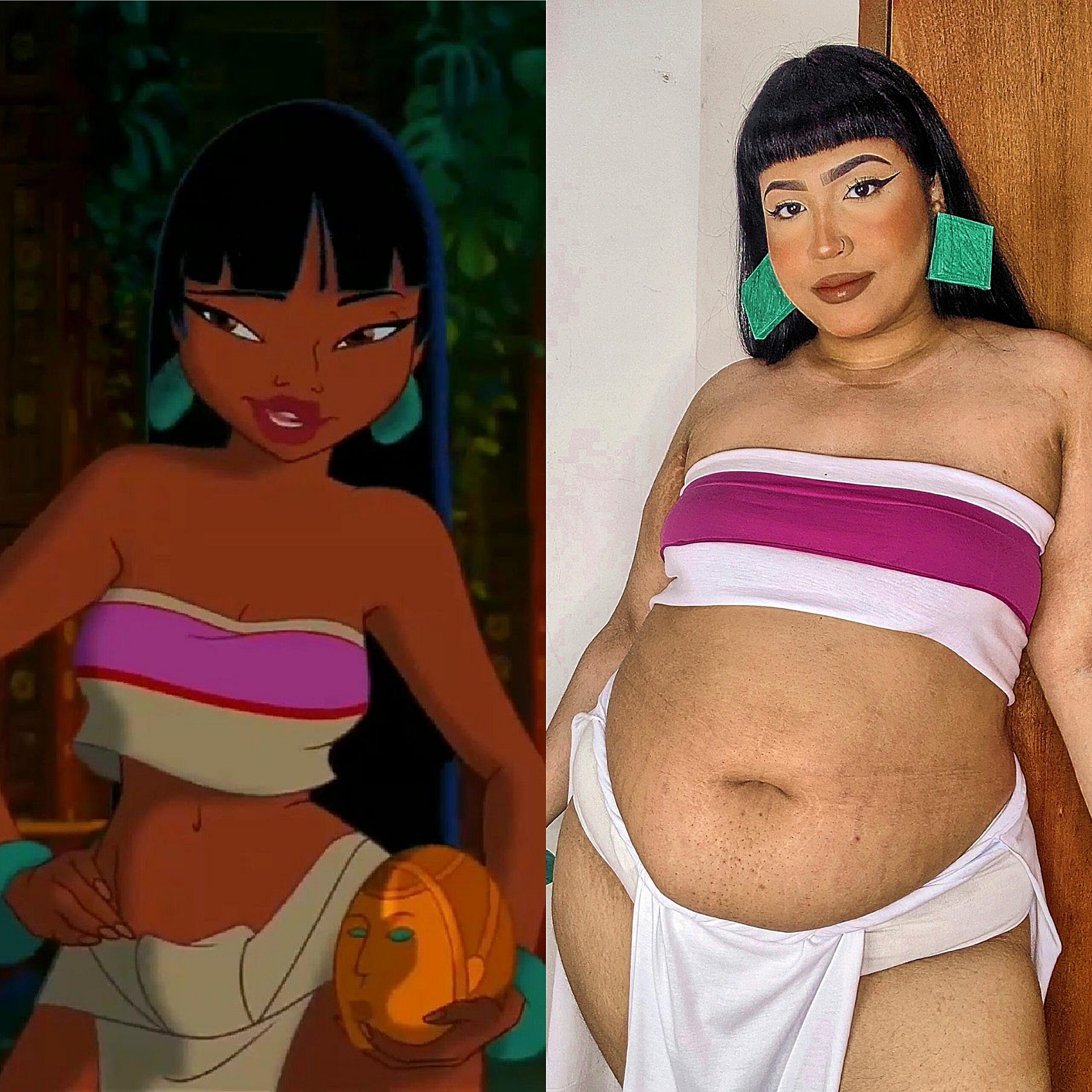 Chel in the road to the fatness ✨ (COSPLAY) - Video Clips - Curvy BBW -  Curvage