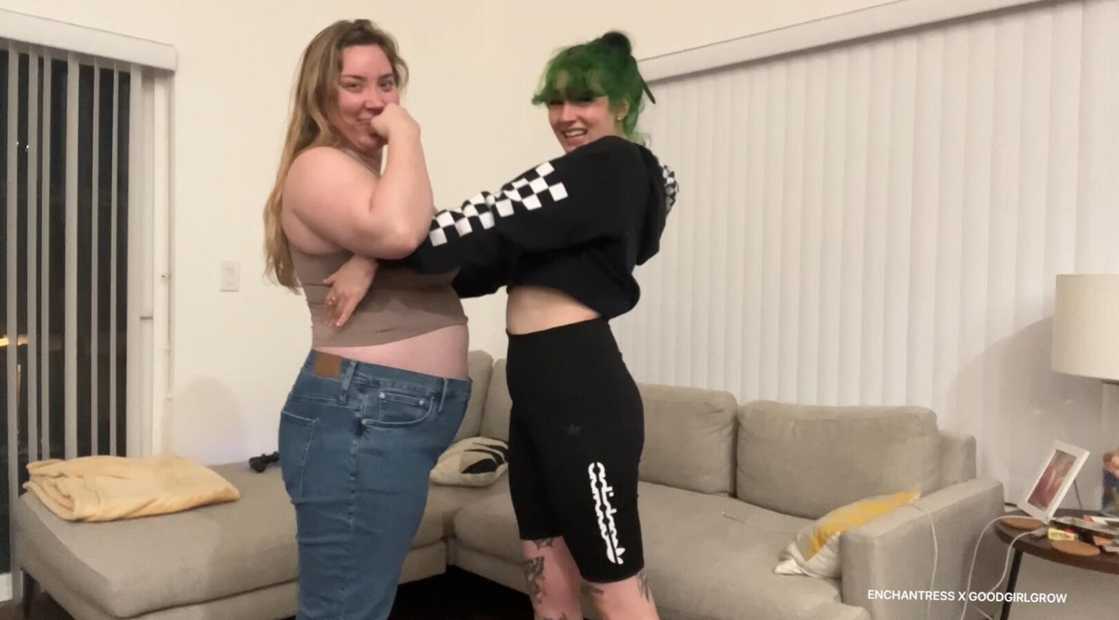 Post Buffet Aftermath (ft. GOODGIRLGROW) - Video Clips - Weight Gain -  feeder/feedee - Curvage