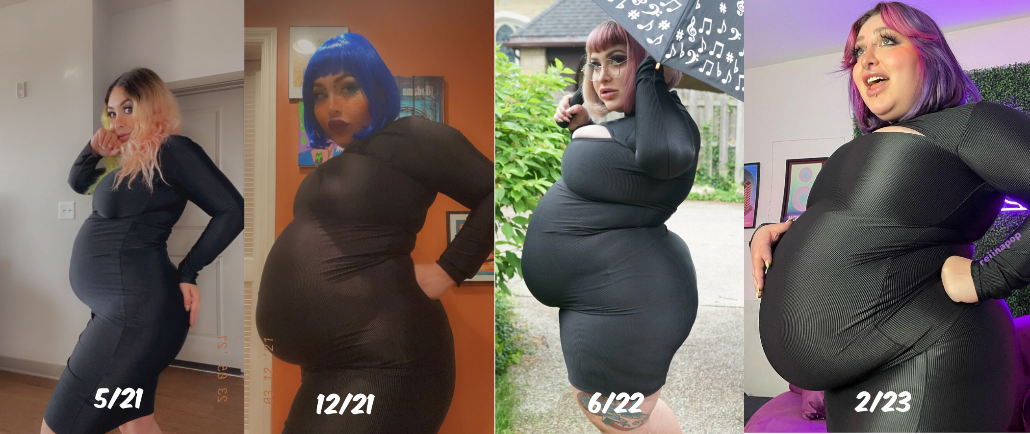 Reina gained 180lbs!! 2023 Journey to 300+ 😍 - Women of Curvage  (Pictures/Videos) - Curvage