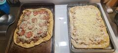 Both pizzas