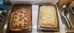 Both pizzas