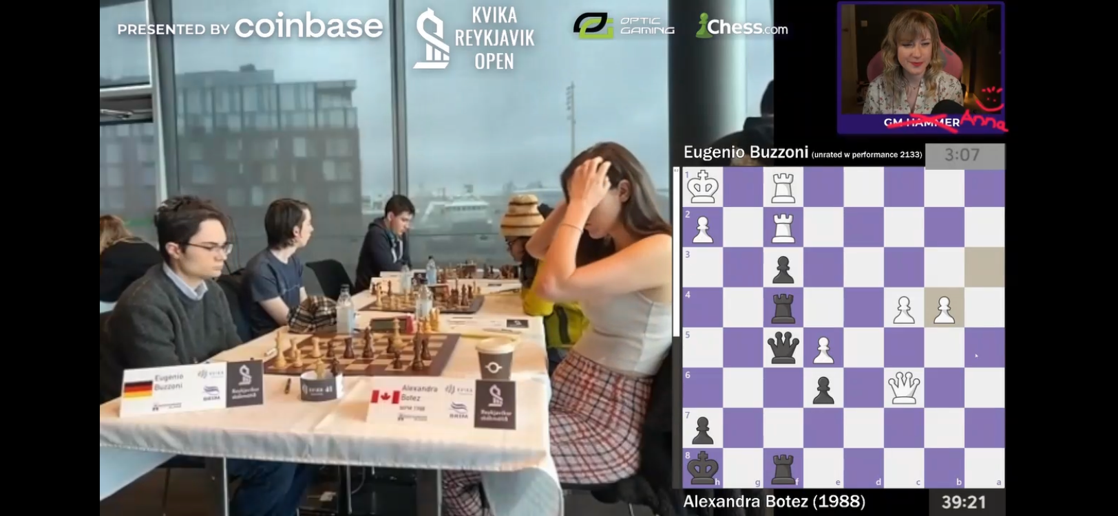 When Alexandra Botez Strikes! Bullet Match