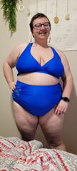 Royal blue two piece