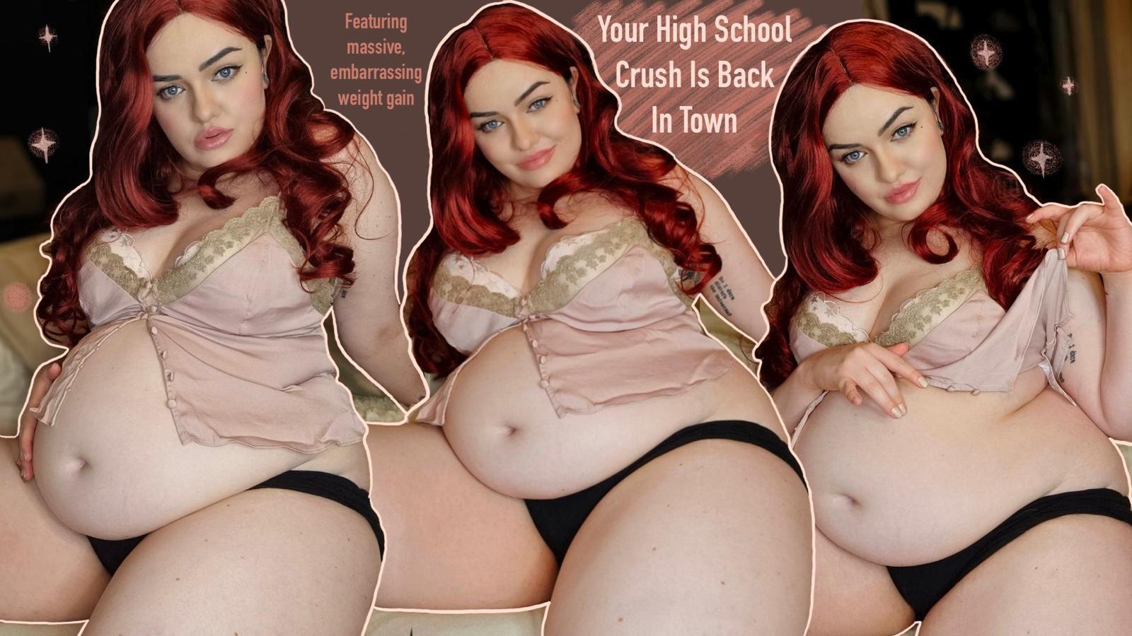 Your High School Crush Is Back In Town - Video Clips - Weight Gain - feeder/feedee photo