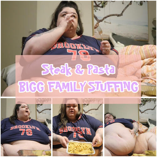 SSBBW Indulges Entire Family Feast