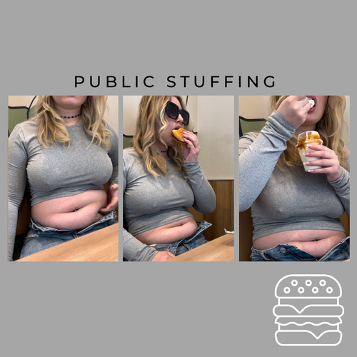 Public Stuffing 🍔🍦✨