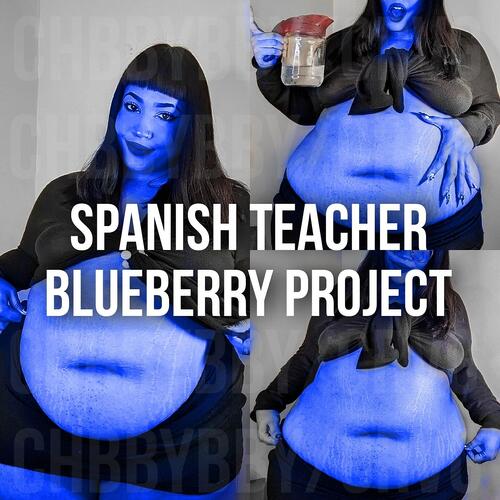 POV: using my spanish teacher for the blueberry project 😱