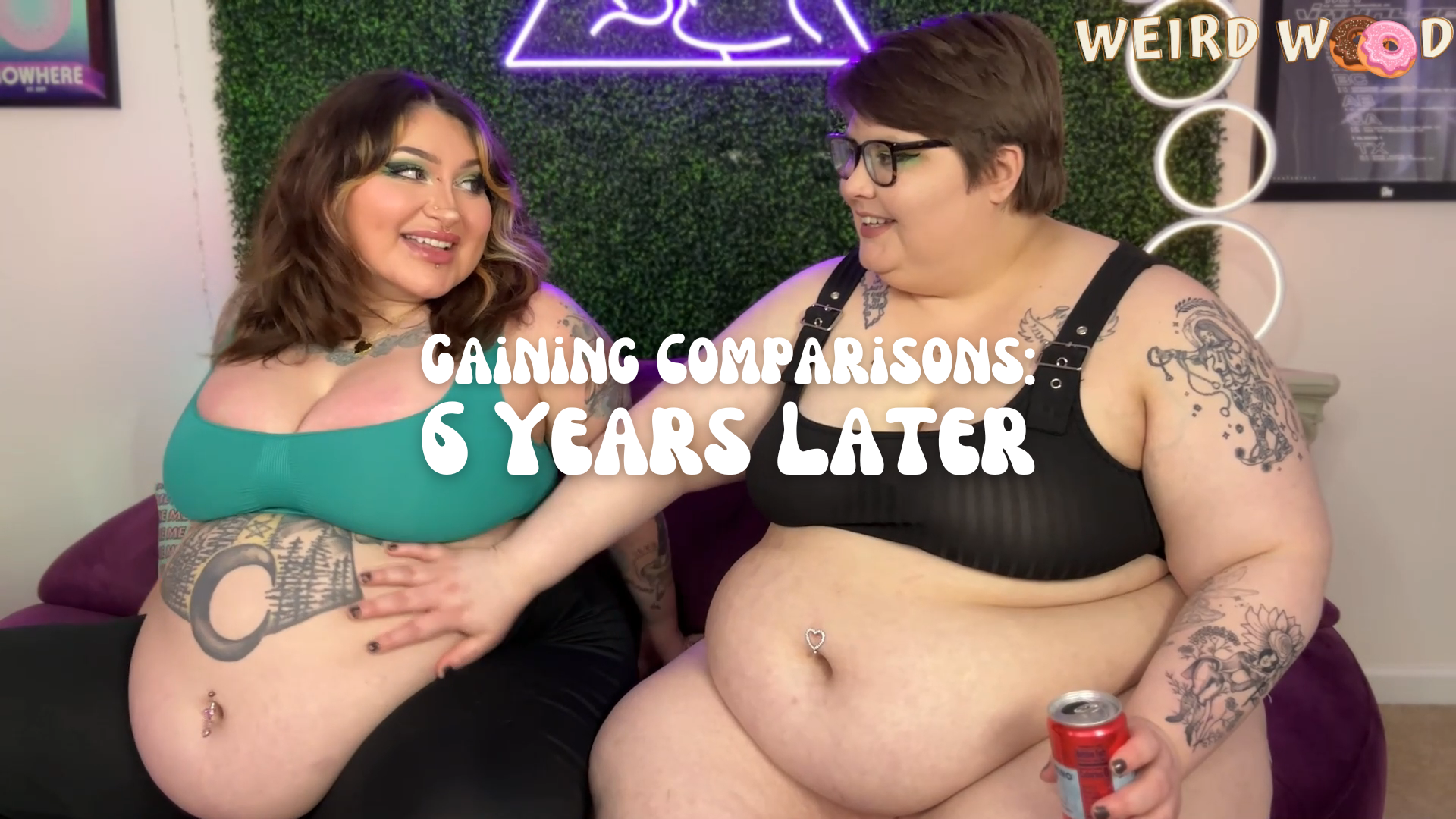 Gaining Comparisons with Reiinapop: 6 Years Later - Video Clips - Weight  Gain - feeder/feedee - Curvage