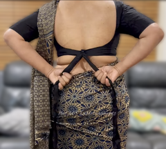 My Hot Back on Sexy Saree Blouse