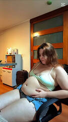 My belly is big, my breasts are swollen, my butt is all rounded... I have gained weight!