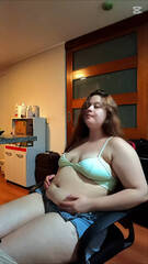 My belly is big, my breasts are swollen, my butt is all rounded... I have gained weight!