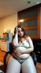 My belly is big, my breasts are swollen, my butt is all rounded... I have gained weight!